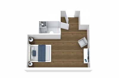 AL_Lynmoore - Cypress - 3D Suite, One Bathroom -190 sq. ft.