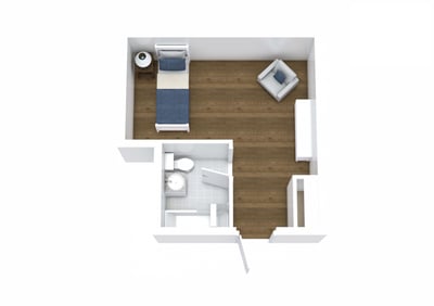 AL_Lynmoore - Seagrape - 3D - Suite, One Bathroom -192 sq. ft.