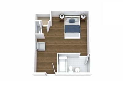 MC_Lynmoore - Magnolia 3D - Suite, One Bathroom - 150 sq. ft.